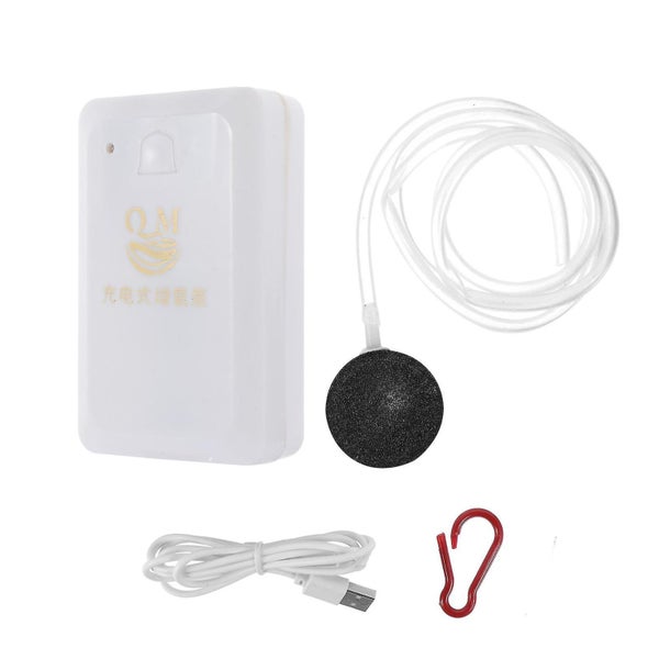 1 Set Fish Tank Aquarium No Battery Oxygen Aeration Air Pump Usb Plug in Oxygen Carousel 1