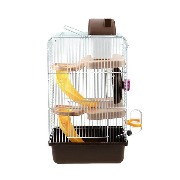 Luxury Three Layer Hamster Cage Pet House Portable Small Pets House Chinchilla Carousel 1