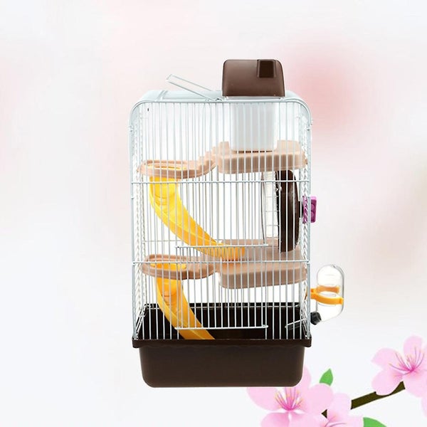 Luxury Three Layer Hamster Cage Pet House Portable Small Pets House Chinchilla Carousel 2