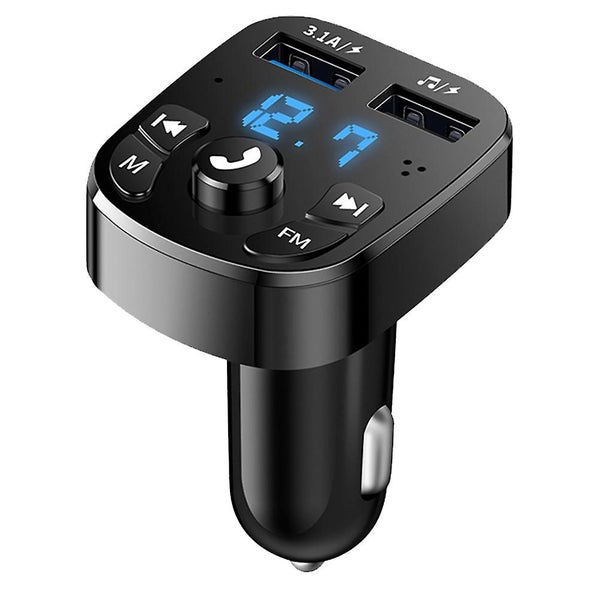 Car Mp3 Player Car Music U Disk Fm Receiver Usb Vehicle Mp3 Player black Carousel 1