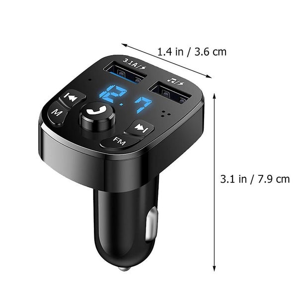 Car Mp3 Player Car Music U Disk Fm Receiver Usb Vehicle Mp3 Player black Carousel 2