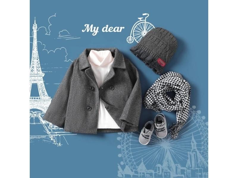 Kids Coat Jacket Trenchcoat Carousel 1