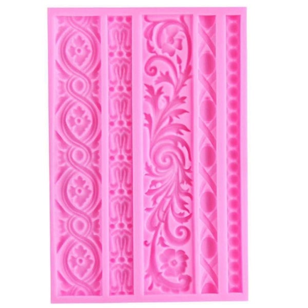 Silcone Molds Soap Molds Cake Diy Candy Vintage Curlicues Fondant Molds Silicon Carousel 1
