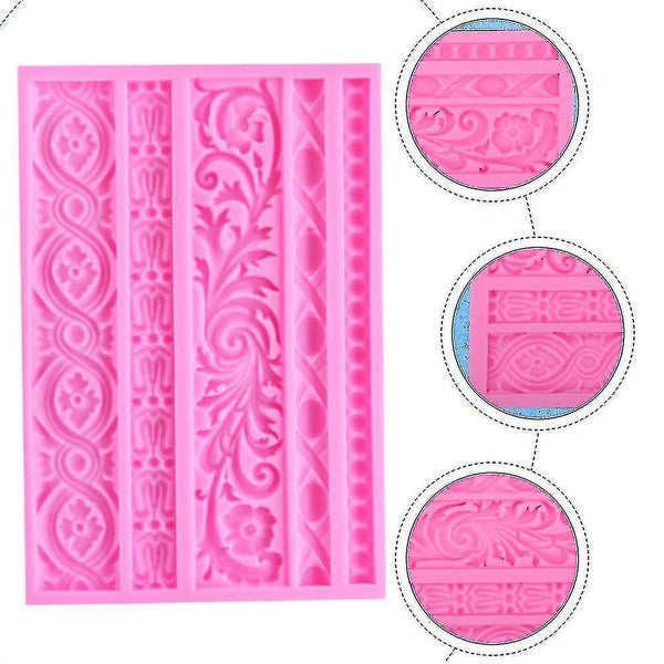 Silcone Molds Soap Molds Cake Diy Candy Vintage Curlicues Fondant Molds Silicon Carousel 2