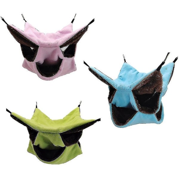 3pcs Warm Three layer Plush Fashionable Hanging Pet Sleeping Hammock Pet Suppli Carousel 1