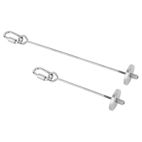 2pcs Bird Special Fruit Fork Multi purpose Bird Food Rack Parrot Stainless Stee Carousel 1