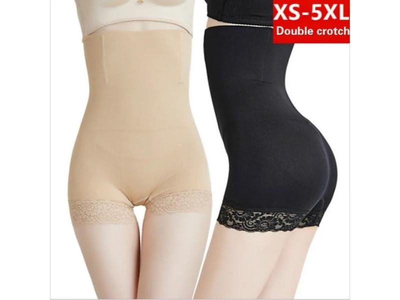 Seamless Women High Waist Lace Shaping Panties Breathable Body Shaper Slimming Carousel 1