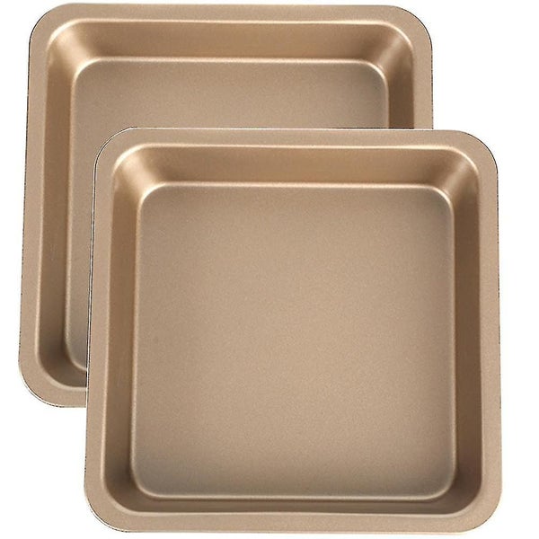2 Pcs Cheesecake Pans Stackable Baking Tray Bakery Baking Pan Square Baking Pan Carousel 1