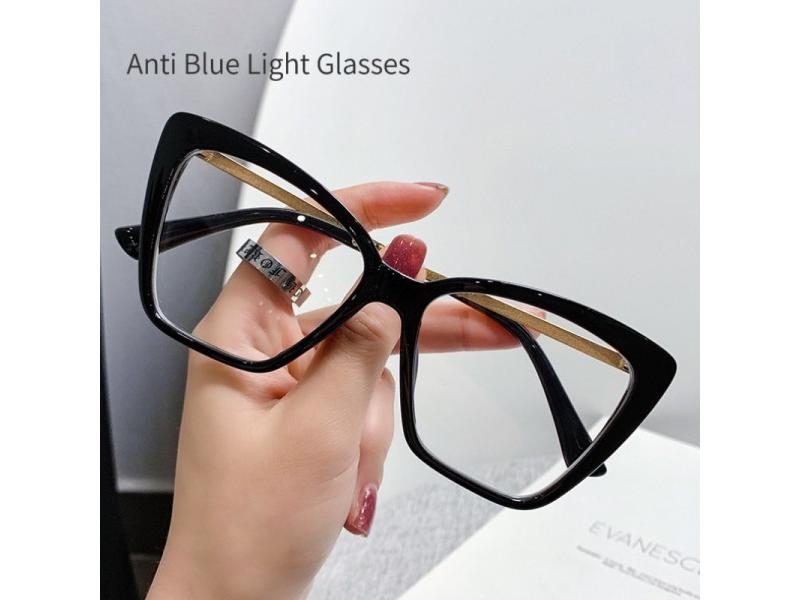 Women's Cat Eye Vintage Anti Blue Light Computer Eyeglasses For Men Gaming Carousel 2