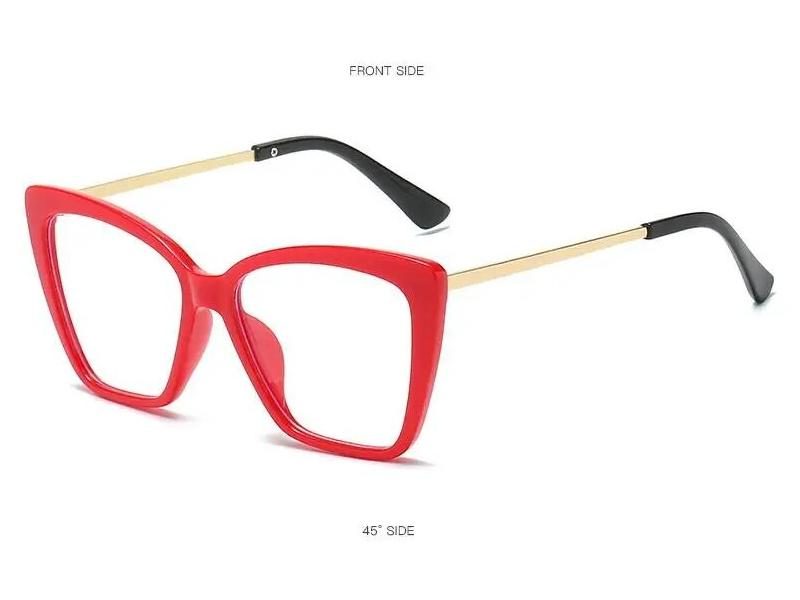 Women's Cat Eye Vintage Anti Blue Light Computer Eyeglasses For Men Gaming Carousel 1