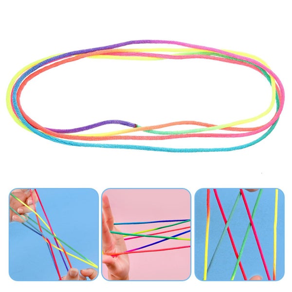 20 Pcs Cats Cradle String Chinese String Toys Cats Cradle String Game For Child Carousel 2