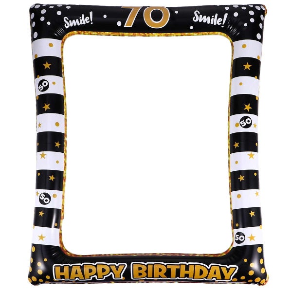 1pc Birthday Inflatable Photo Frame Festival Photo Props Party Supply For Age 764056503837827110