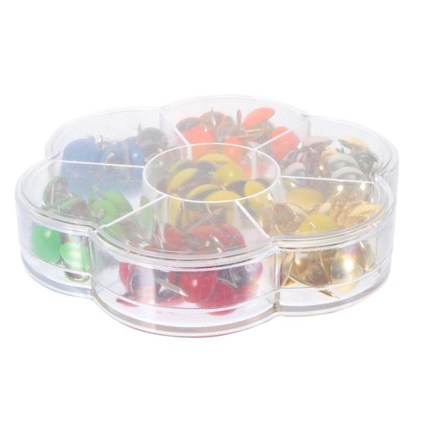 140pcs Galvanized Iron Thumbtacks Diy Wall Pushpins Simple Home Office Cork Tac Carousel 3