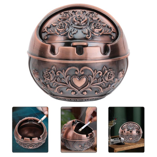 Car Ashtray Lid Indoor Ashtray Funny Ashtrays Retro Ashtrays Decorative Ashtray Carousel 2