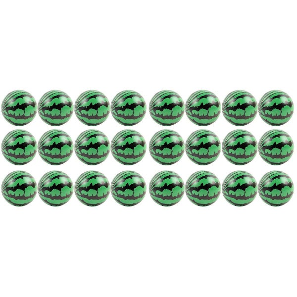 24 Pcs 7.5cm Simulation Watermelon Bounce Toys Toy Desktop Ornament For Kids B Carousel 2