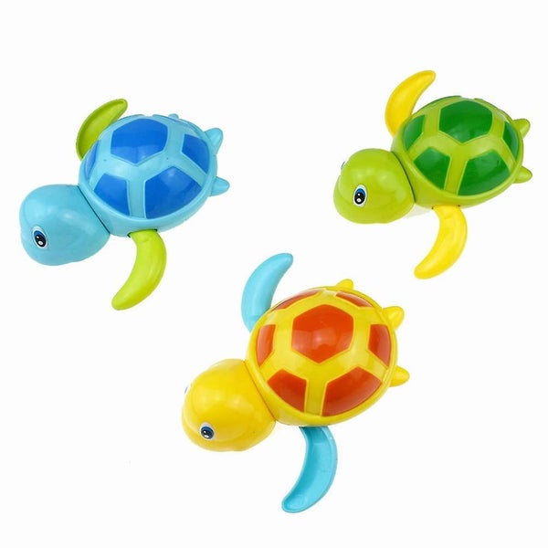 Baby Kids Tortoise Chain Bathing Toy Clockwork Water Baby Toy Children's Bathro Carousel 2