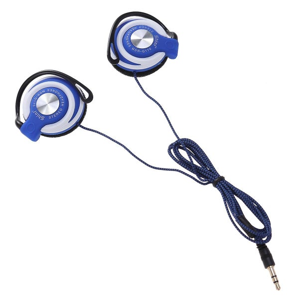 3.5mm Wired Headset Clip On Ear Headphones Earhook Earphone Stereo Headphones F Carousel 1