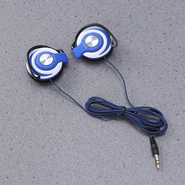 3.5mm Wired Headset Clip On Ear Headphones Earhook Earphone Stereo Headphones F Carousel 2