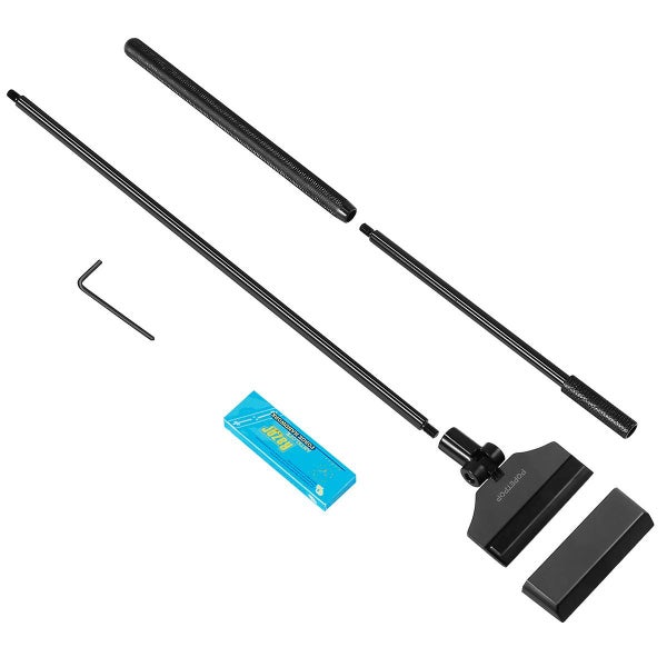 Popetpop 65cm Fish Tank Aquarium Stainless Steel Algae Scraper Cleaning Razor C Carousel 1