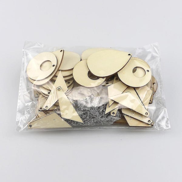 60 Pcs Bling Accessories Wood Earrings Charms Earring Accessories Unpolished Ea Carousel 2