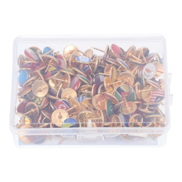 194 Pcs Office Cork Board Boards Push Pin Decorative Push Pins Flag Thumbtack S Carousel 1