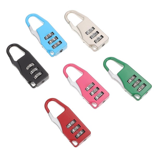6 Pcs Travel Tool Box Backpack Lock Suitcase Padlocks Suitcase Padlock Travel P Carousel 2