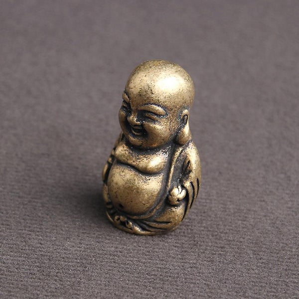 2 Pcs Desktop Decor Lucky Buddha Statue Buddha Figurines Fengshui Buddha Statue Carousel 2