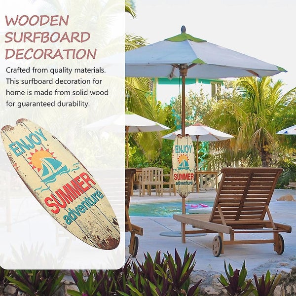 3pcs Surfboard Wall Decorations Surfboard Wall Art Decor Outdoor Signs Party De Carousel 4