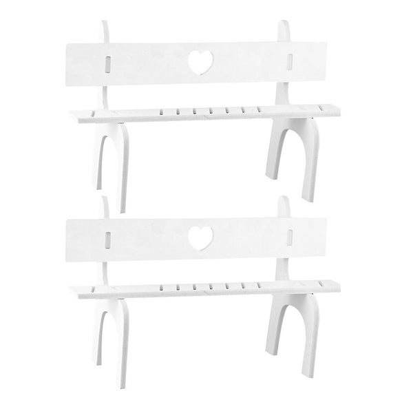 2 Sets Long Leg Doll Stools Diy Novel Stand Decor Hanging Foot Doll Chairs Phot Carousel 1