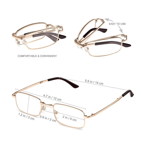 1.5x Read Glasses Folding Reading Glasses Presbyopic Glassesreading Glasses Carousel 4
