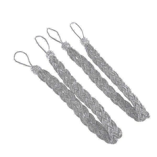 2 Pcs Curtain Hooks Curtain Buckle Curtain Holdback Hand Tie Curtain Clips Curt Carousel 1