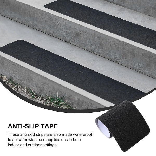 4 Pcs Decorative Tape Grip Tape Stairs Non Slip Tape Strip Stair Safety Tread S Carousel 3