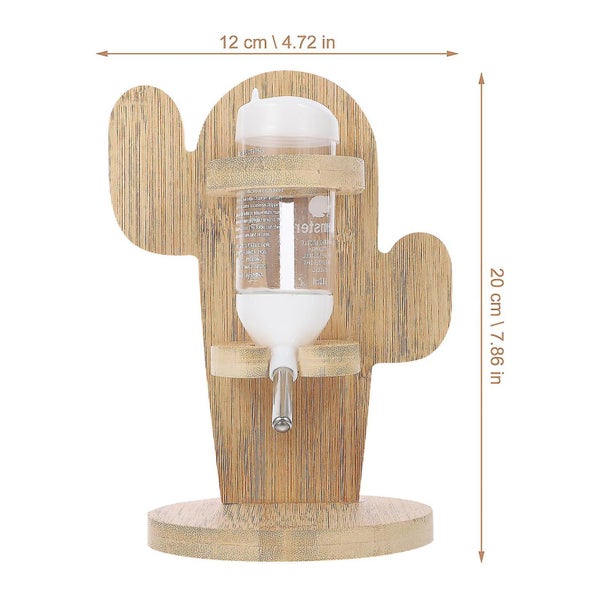 Automatic Rabbit Feeder Hamster Vertical Water Bottle Hamster Hideout Drinking Carousel 2
