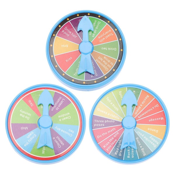 10 Sets Developmental Toys Lucky Wheel Tabletop Wheel Carnival Wheel Prize Draw Carousel 1