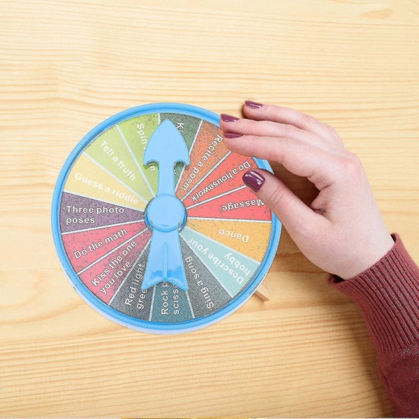 10 Sets Developmental Toys Lucky Wheel Tabletop Wheel Carnival Wheel Prize Draw Carousel 5