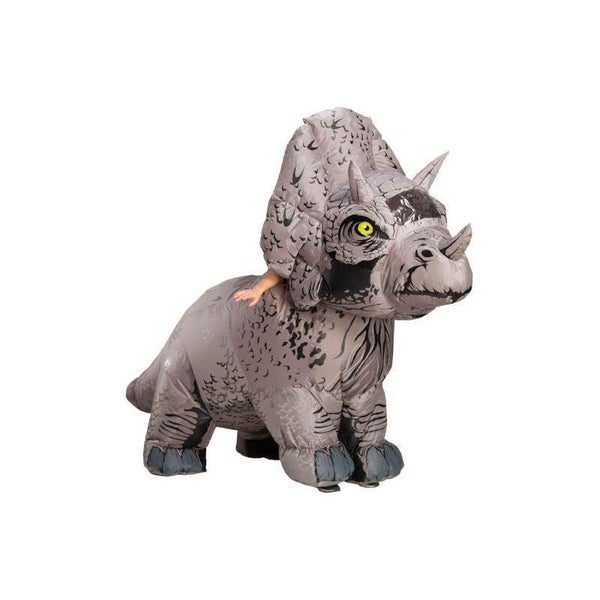 Triceratops Inflatable Costume Adult Jurassic Park Dinosaur Carousel 1