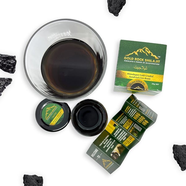 Shilajit Pure Himalayan Gold Graded, Authentic Sundried Shilajit Resin - 30g JAR Carousel 2