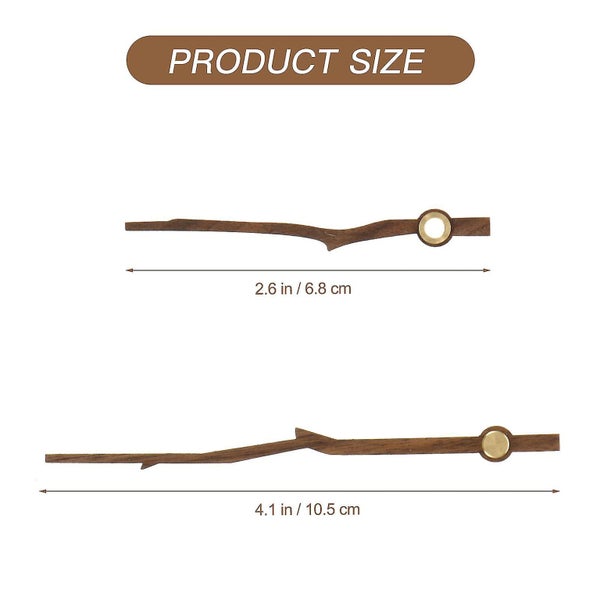 5 Sets Wooden Diy Clock Pointer Plate Replacement Clock Movement Part Clock Han Carousel 2