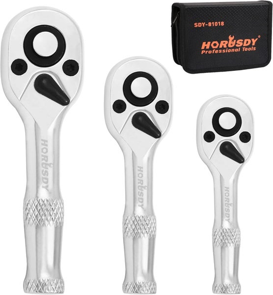 Stubby Ratchet 3pc Set Carousel 1