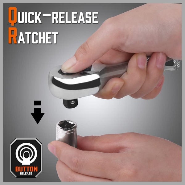 Stubby Ratchet 3pc Set Carousel 6