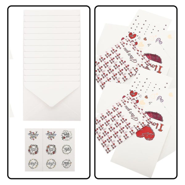 2 Set Of Greeting Cards With Envelopes Valentine's Day Heart Greeting Cards Fes Carousel 5