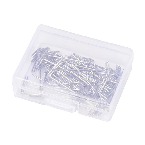 100 Pcs Braid Wigs Hair Weave Needles Wig T pins Set Hair T Pins Wigs Stainless Carousel 1