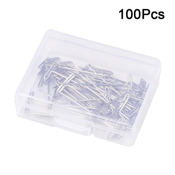 100 Pcs Braid Wigs Hair Weave Needles Wig T pins Set Hair T Pins Wigs Stainless Carousel 2