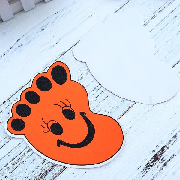 6 Pcs Bath Mats Tub Footprint Bathtub Stickers Anti Stickers Anti slip Decals Carousel 3