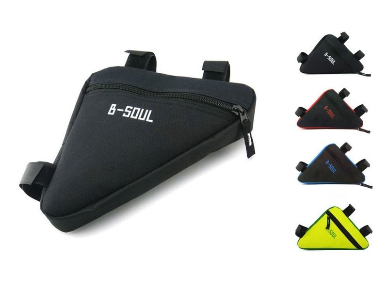 Black Bike Frame Front Bag Cycling Triangle Pack Under Seat Top Tube Bag Carousel 2