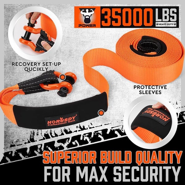 Extreme Duty Tow Strap Recovery Kit Carousel 1