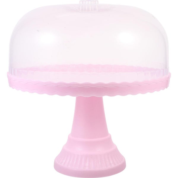 Cake Plate With Dome Lid Cake Cupcake Holder Serving Platter Dessert Display Pl Carousel 1