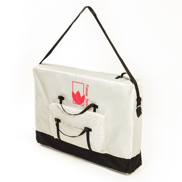 Nz Local Stock-white Massage Table Bed Delux Carry Bag Portable Wheeled 70cm Carousel 1