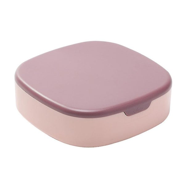 Portable Jewelry Box Necklace Earrings Lipstick Organizer Case With Mirror Carousel 1