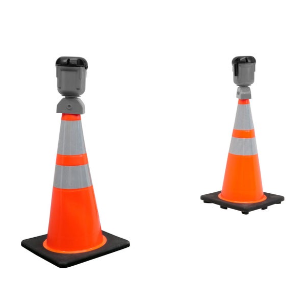 Road Cone 700mm PVC Carousel 2